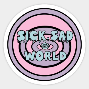 Sick Sad World Pastel Daria 90s MTV Beavis Sticker